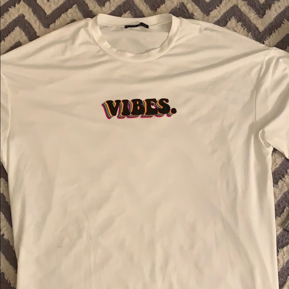 an oversized t-shirt size small